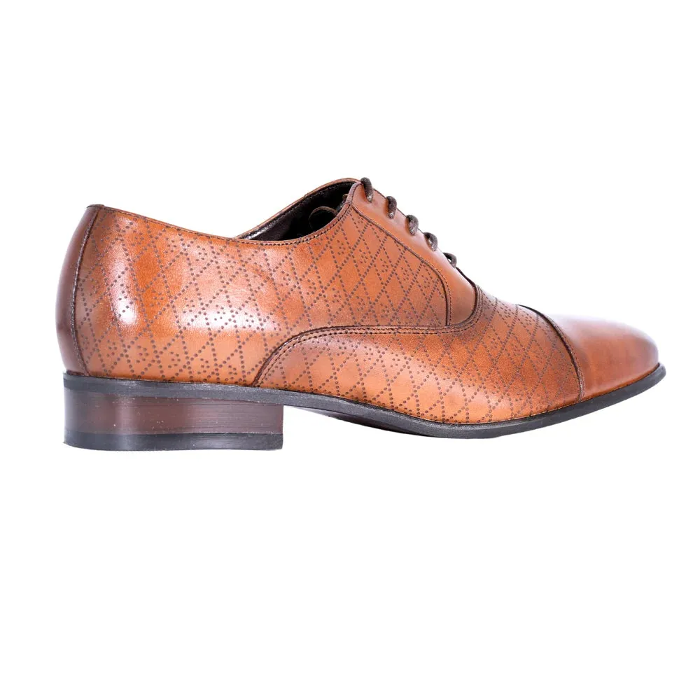 John Drake Toe-Cap Derby in Brown
