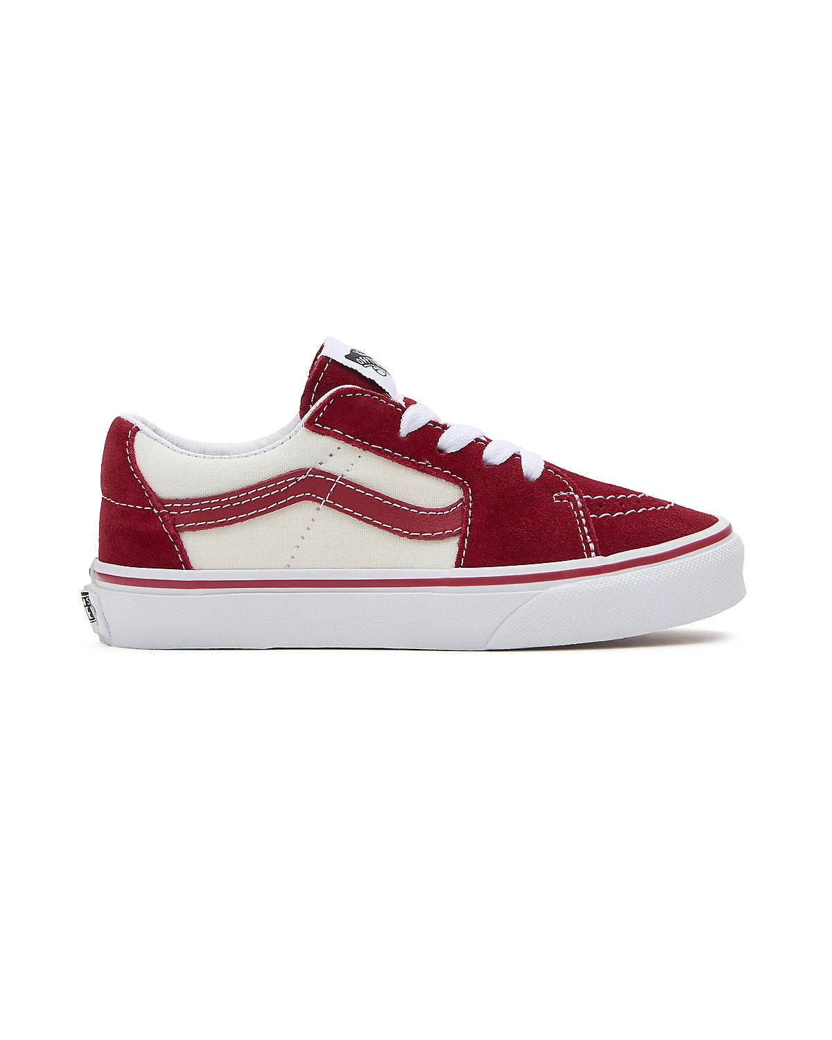 VANS Kids Sk8-Low Trainers - Red / Marshmallow